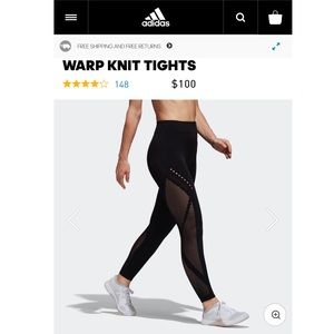 Adidas warp knit tights